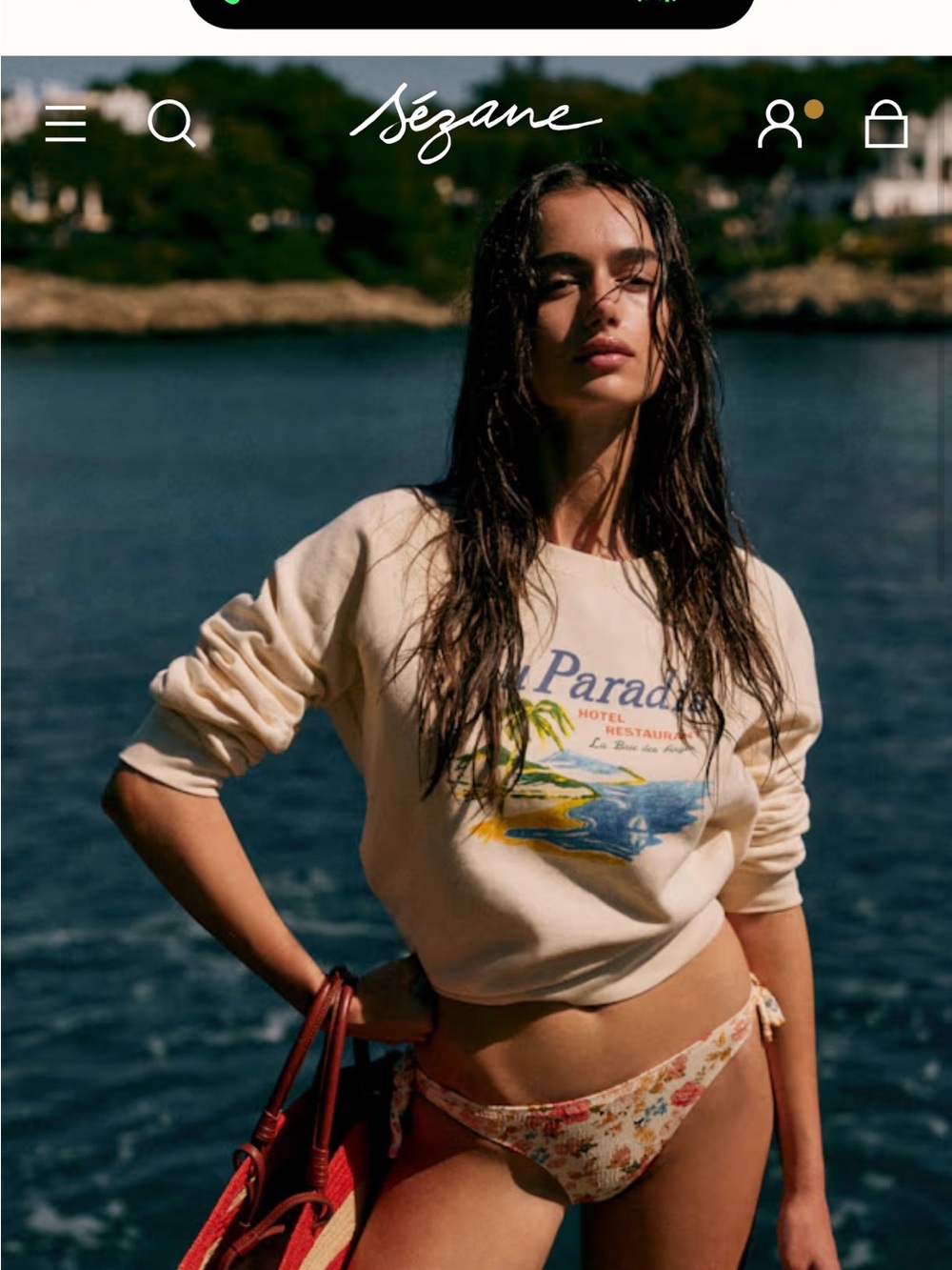 Sézane Au Paradis Sweatshirt